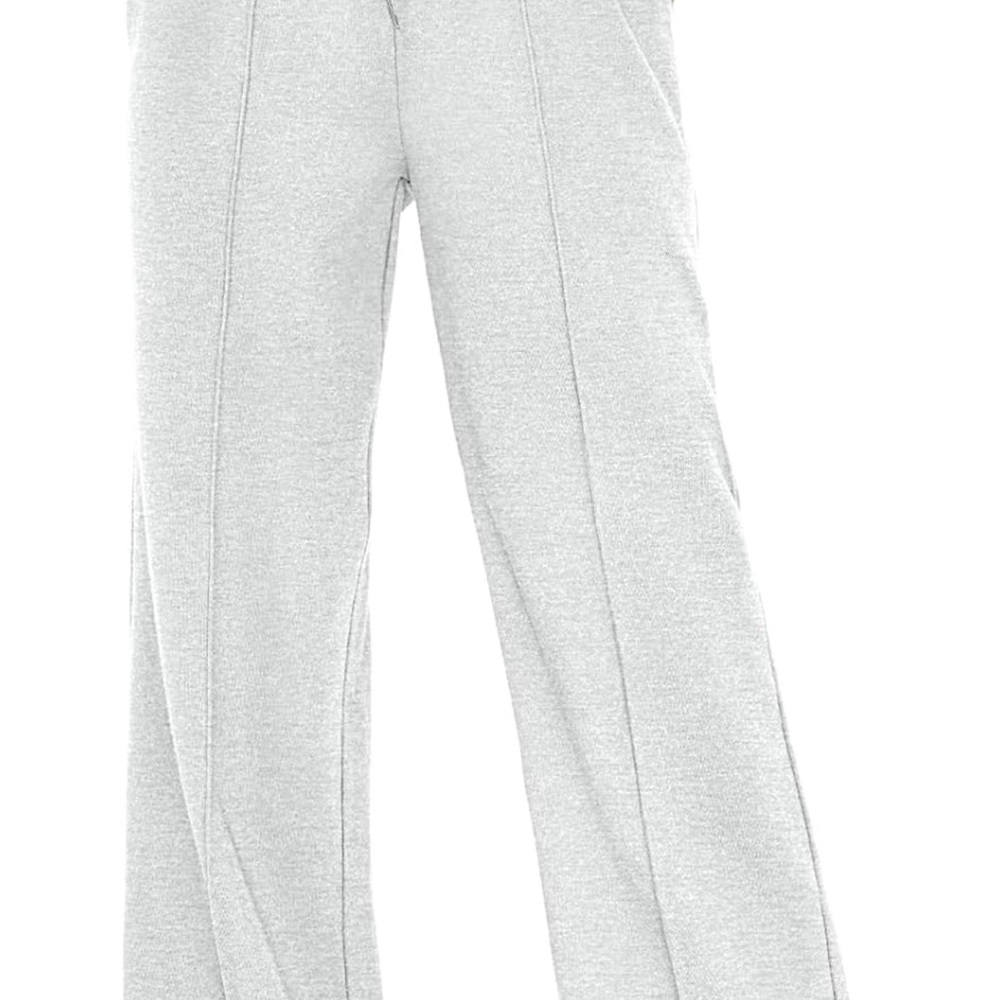 Gray Wide-Leg Pants